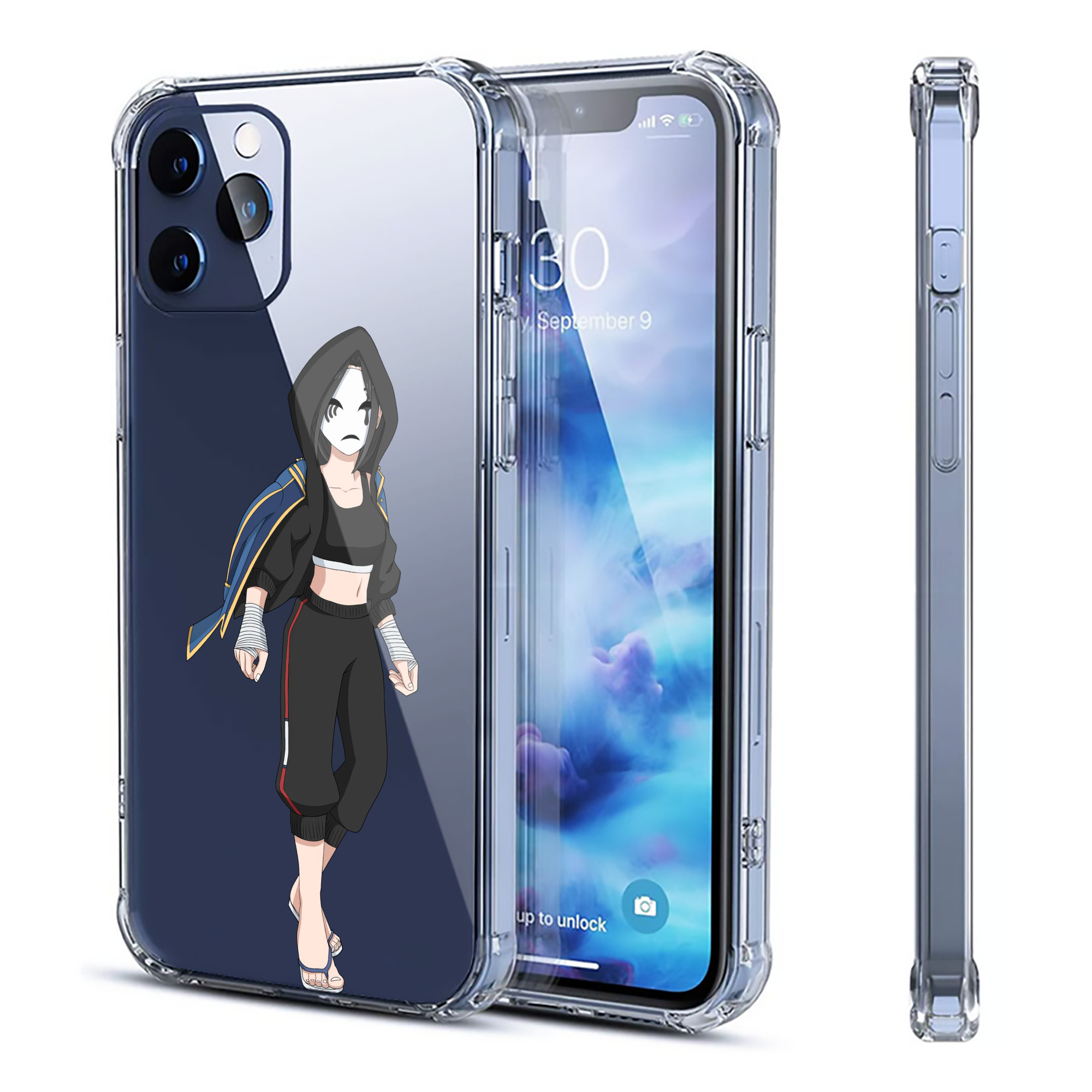 （画像用） 東京リベンジャーズ Tokyo Revengers 【iPhone 12シリーズ対応】透明スマホケース（クリアソフトケース）